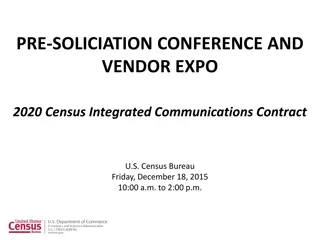 2020 Census Integrated Communications Contract: Overview