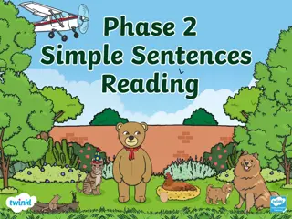 Help Ted Read Sentences