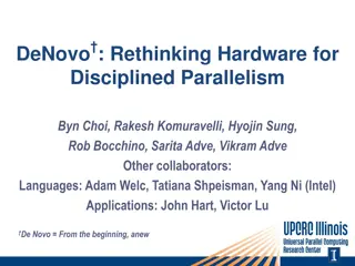 Rethinking Hardware for Disciplined Parallelism