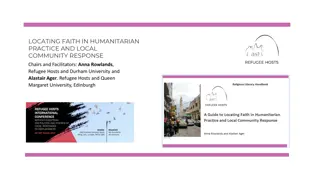 Faith in Humanitarian Practice and Local Community Response