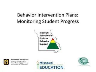 Behavior Intervention Plans: Monitoring Student Progress