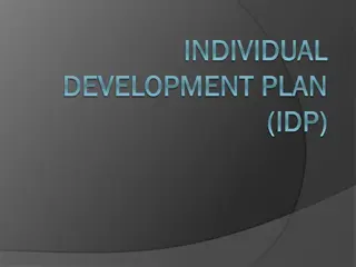 Individual Development Planning: Process and Roles