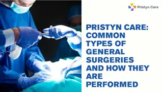 Pristyn Care - Common Types of General Surgeries