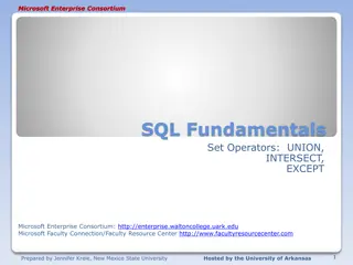 SQL Fundamentals