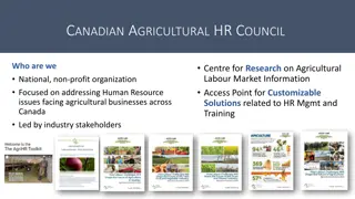 CANADIAN AGRICULTURAL HR COUNCIL