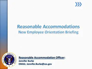 Reasonable Accommodations