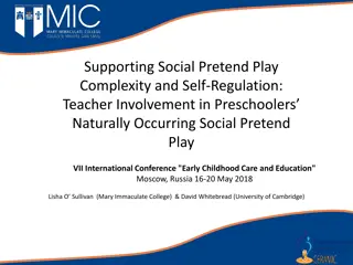 Supporting Preschoolers' Social Pretend Play Complexity