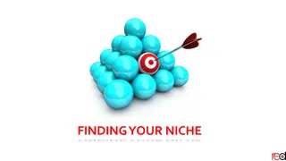 FINDING YOUR NICHE