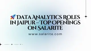 Data Analytics Roles in Jaipur