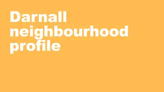 Darnall Neighbourhood Profile - Economic Activity, Unemployment, Employment Types, Households, Disability, Pensioners