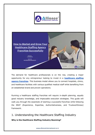 How to Market and Grow Your Healthcare Staffing Agency Franchise Successfully