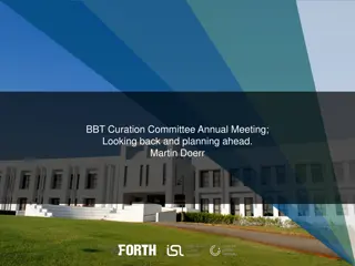 BBT Curation Committee Annual Meeting: Looking Back and Planning Ahead