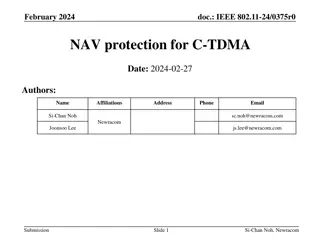 NAV protection for C-TDMA