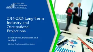 Long-Term Industry and Occupational Projections 2016-2026