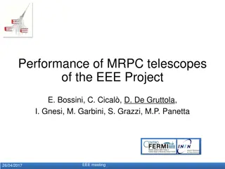 Performance of MRPC Telescopes in EEE Project Review