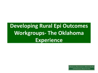 Developing Rural Epidemiological Outcomes Workgroups in Oklahoma