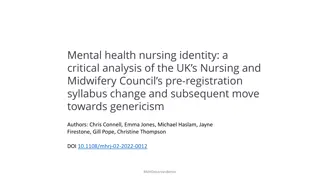 Critical Analysis of UK Nursing Council's Pre-Registration Syllabus Change