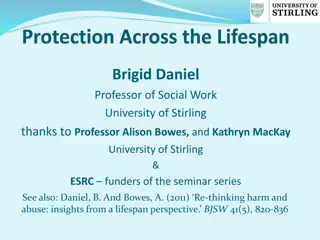 Insights on Lifespan Approach to Harm and Abuse