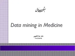 Data mining in Medicine