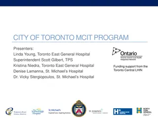 Overview of Toronto's Mobile Crisis Intervention Teams (MCIT)