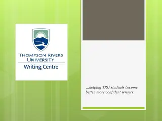 Empowering TRU Students in Writing Skills
