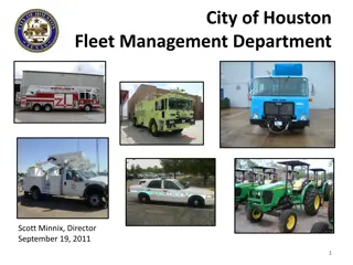 City of Houston Fleet Management Update