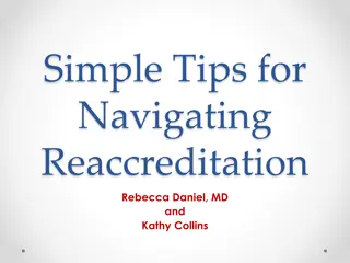 Simple Tips for Navigating Reaccreditation