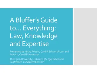 A Bluffer's Guide to Law and Etiquette