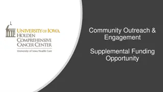 Community Outreach & Engagement Funding Opportunity