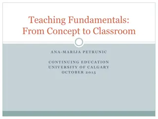 Teaching Fundamentals: Key Concepts and Strategies