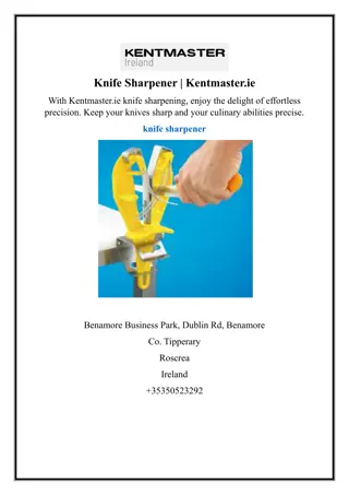 Knife Sharpener Kentmaster.ie