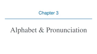 Greek Alphabet and Pronunciation Guide