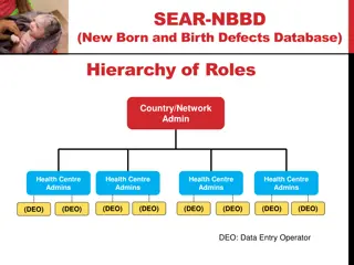 SEAR-NBBD Database Roles and Functions