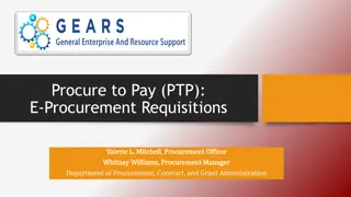Efficient Procurement Requisitions Overview