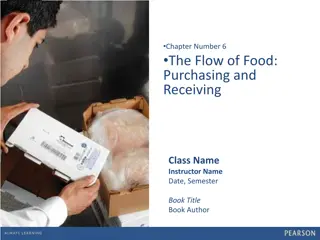 The Flow of Food: Purchasing and Receiving