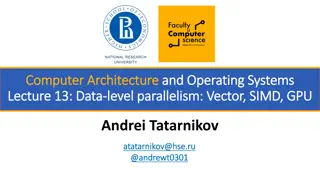 Data-level Parallelism in Computer Architecture