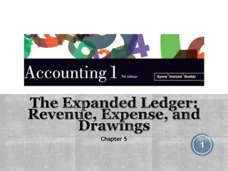 The Expanded Ledger in Accounting