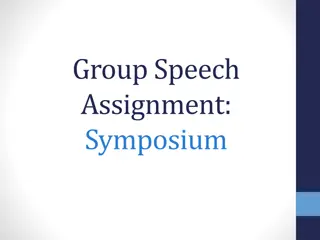 Group Symposium Speech Assignment