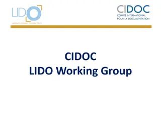 LIDO Working Group Meeting on Implementing LIDO and Terminology Recommendations