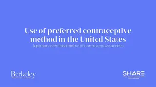 Estimates of Preferred Contraceptive Method Use in the US: A Study