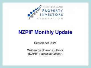 Monthly Update - Napier Property Investment Forum: September 2021