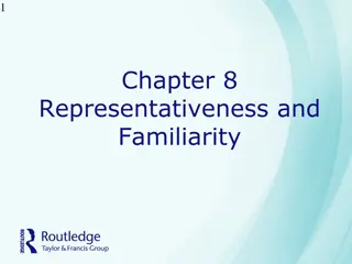 Representativeness and Familiarity in Decision Making