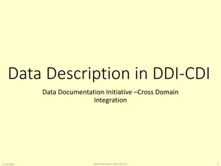 Data Description in DDI-CDI: Cross-Domain Integration