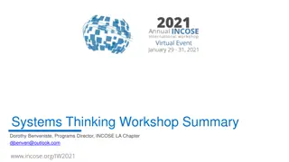 Systems Thinking Workshop Summary by Dorothy Benveniste