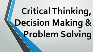 Enhancing Critical Thinking Skills