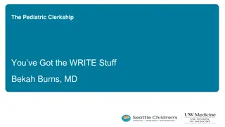 Pediatric Clerkship Grading and Feedback