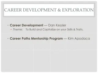 Career Development and Skills: Building and Capitalizing