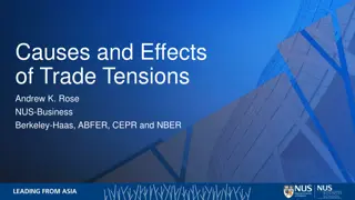 Causes and Effects of Trade Tensions