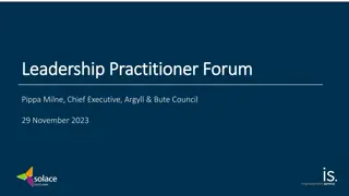 Leadership Practitioner Forum: Developing Capacity for Transformation