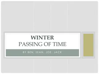 Reflections on the Passing of Time in Winter